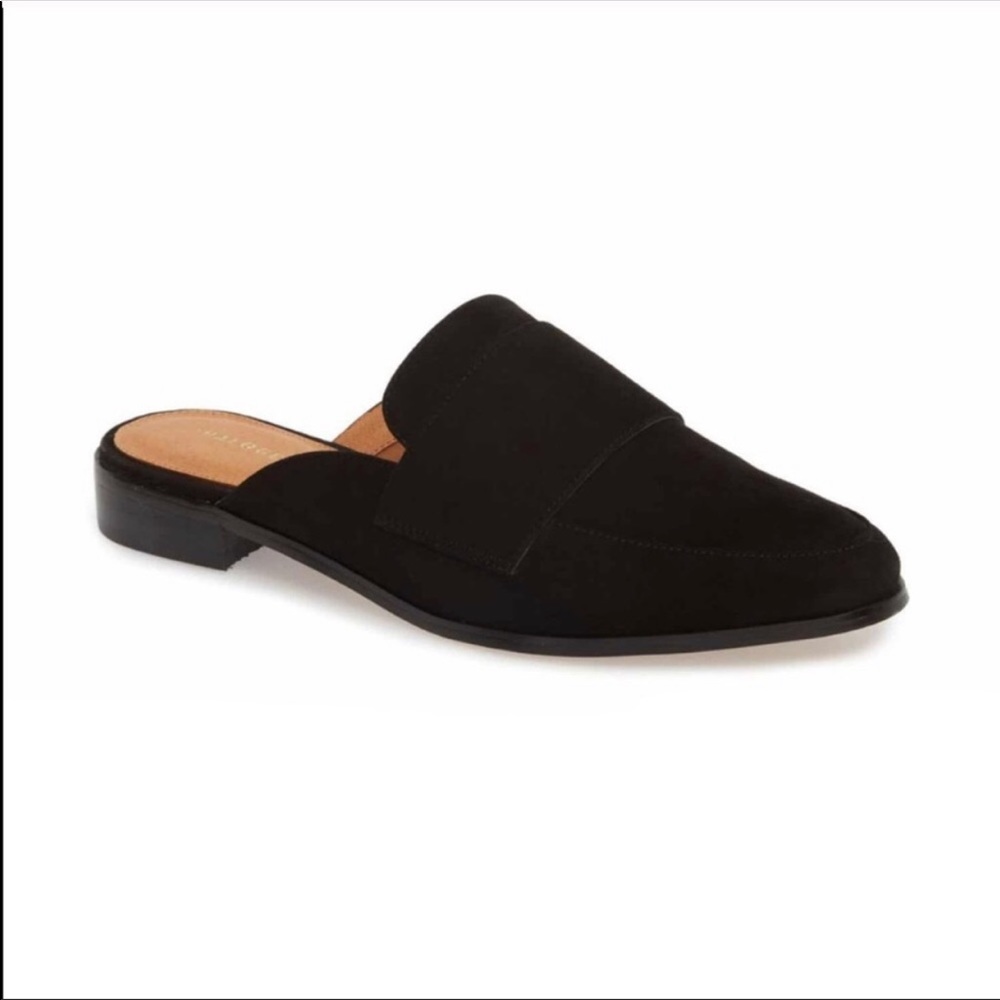 Halogen - Classic Black Suede Flats